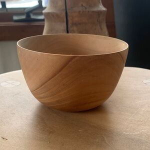 Hand turned wood vessel